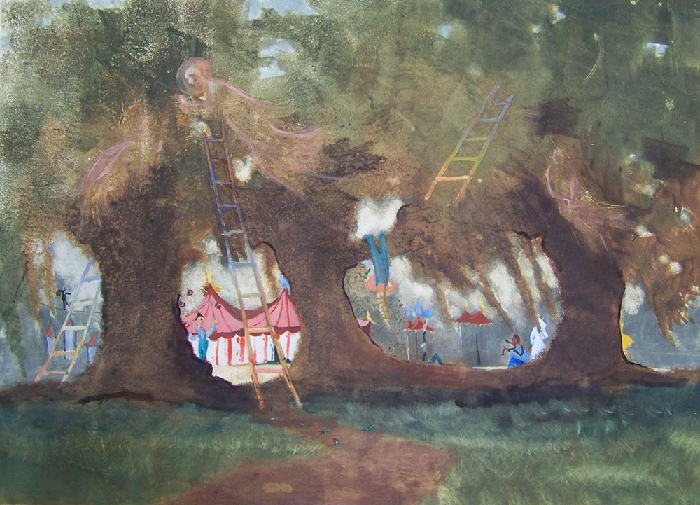 Tranquility Above the Circus by Chestee Harrington