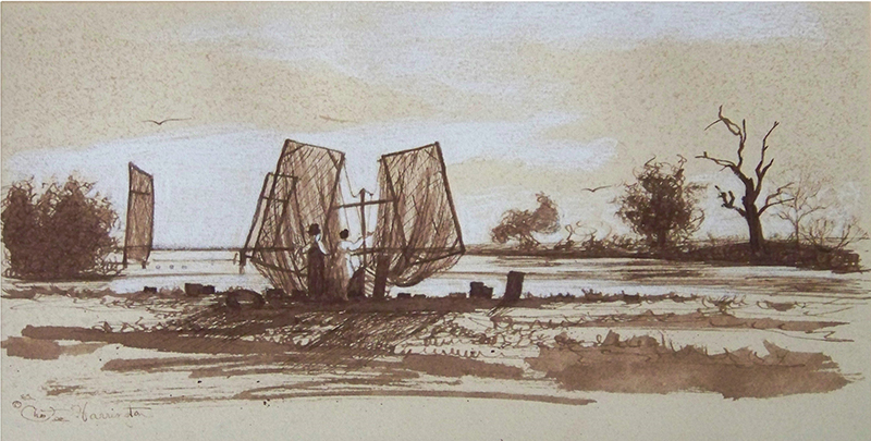 Pointe-aux-Chenes, study by Chestee Harrington